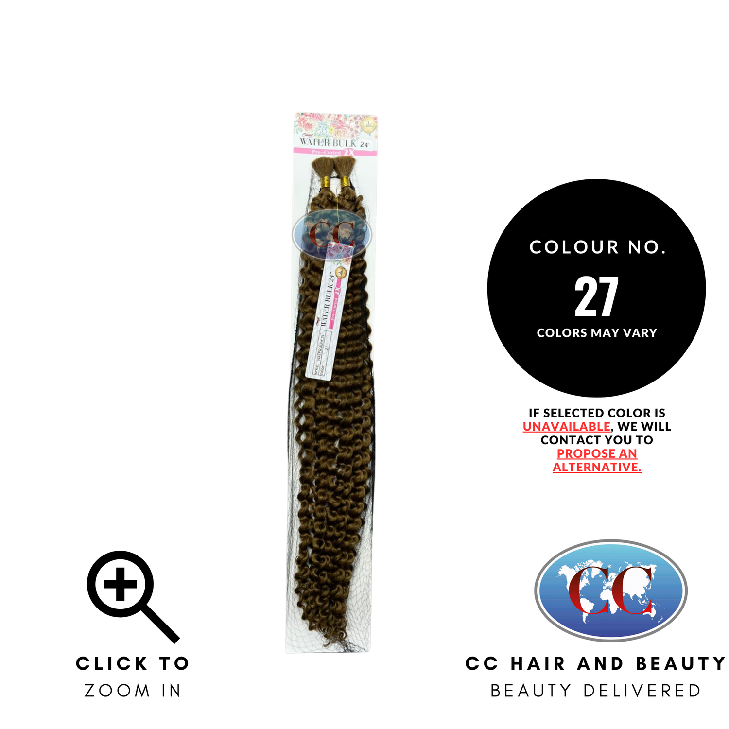 Smart Braid Pre-Curled - Water Bulk 24" | CC Hair & Beauty UK