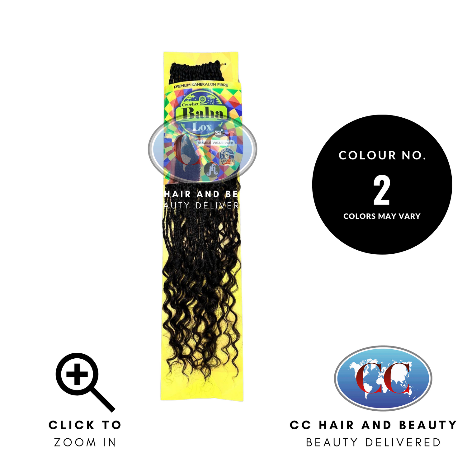 Jazzy Hair Crochet Baha Lox in 22" Double value Pack - view 3