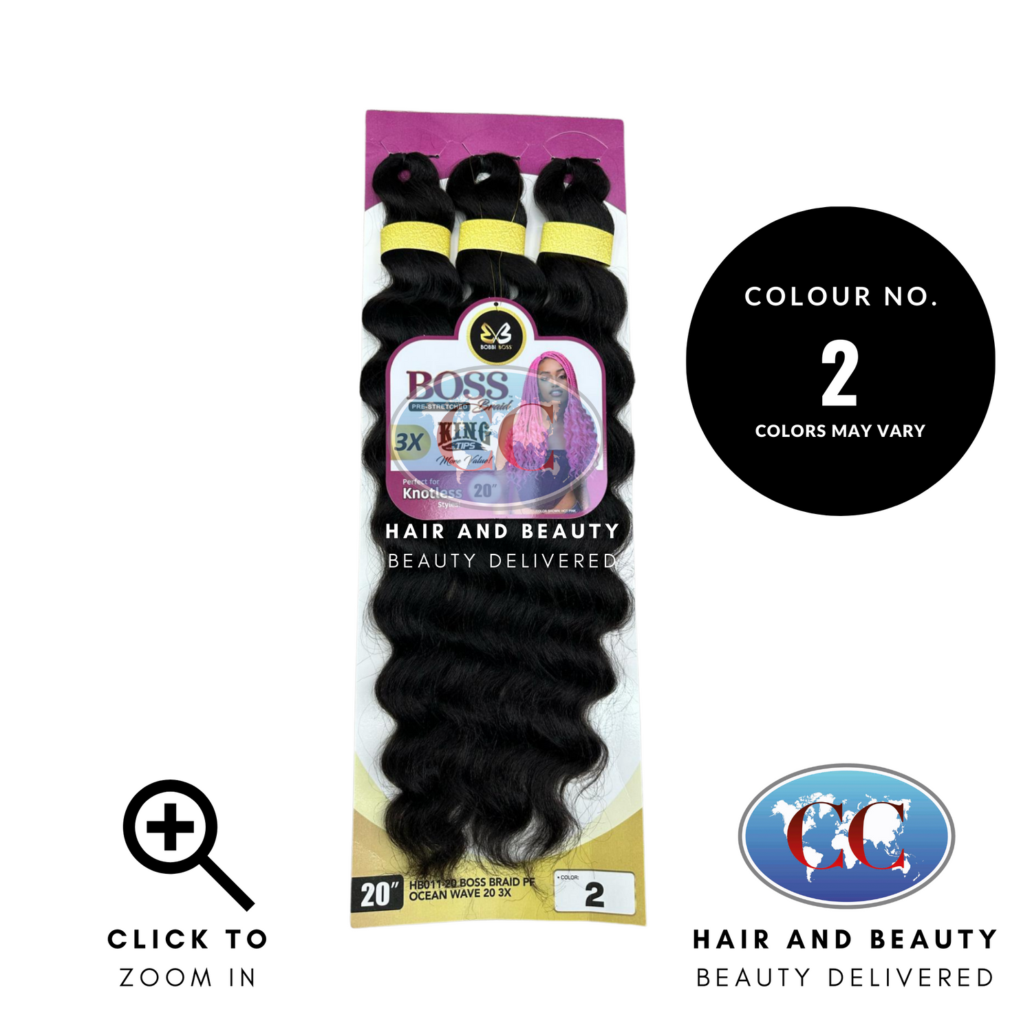 Bobbi Boss Braid PF Ocean Wave 20" x 3 - view 4