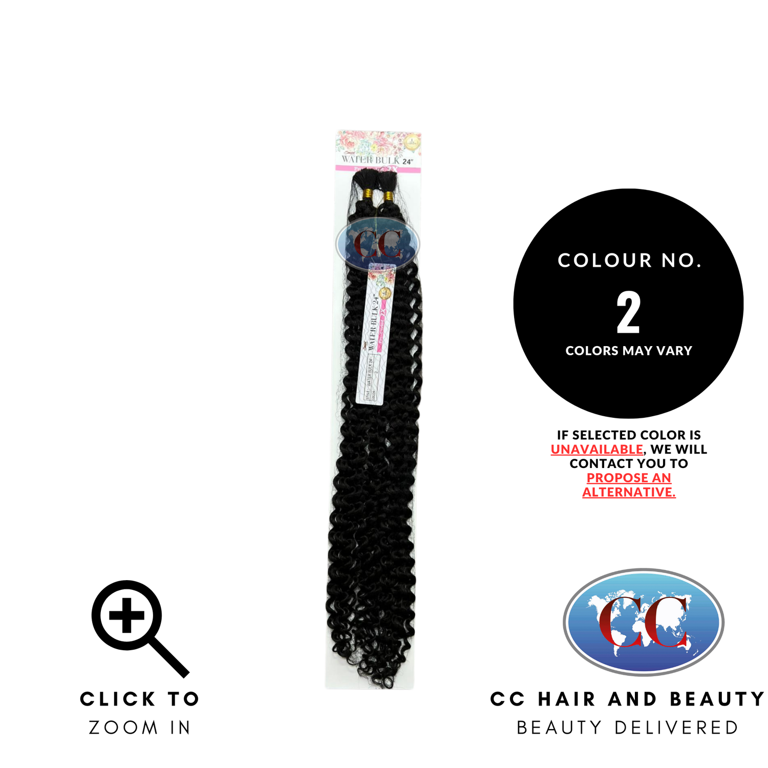 Smart Braid Pre-Curled - Water Bulk 24" | CC Hair & Beauty UK