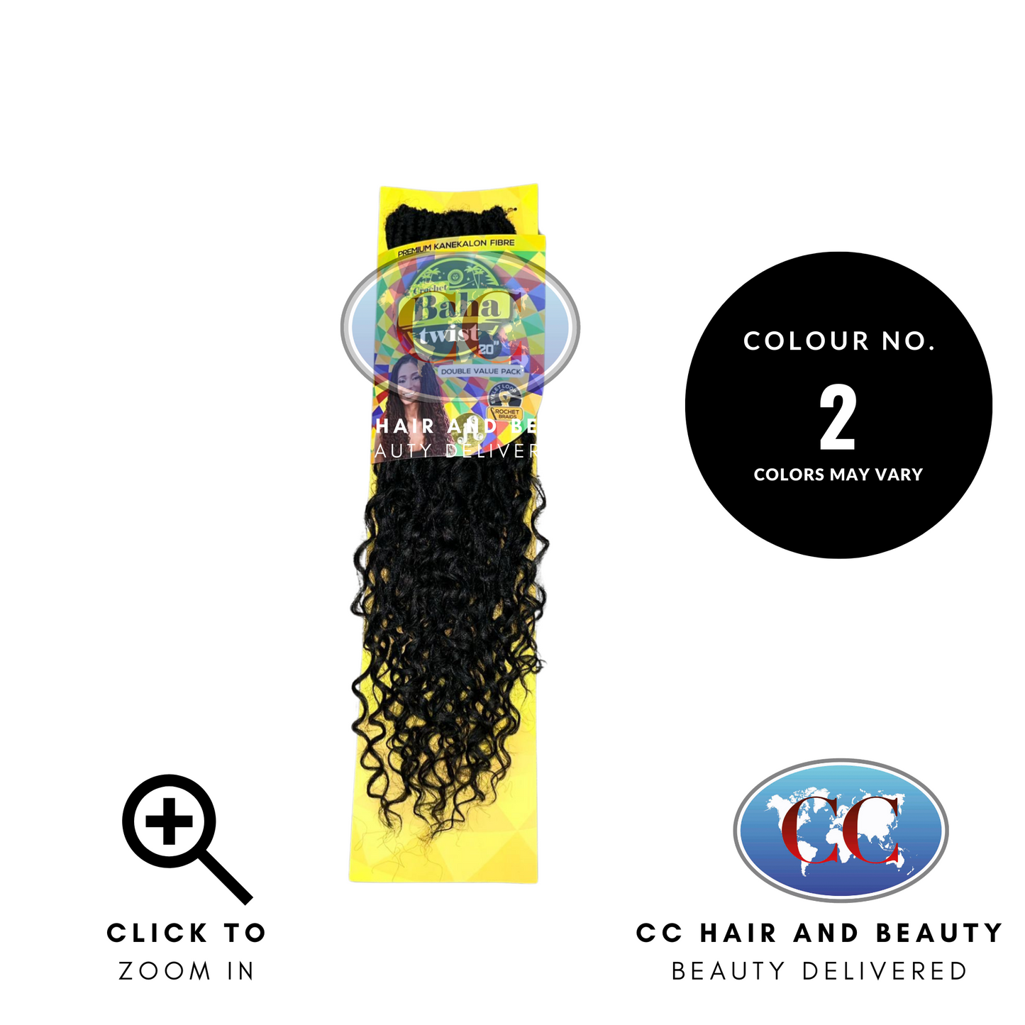 Jazzy Hair Crochet Baha Twist in 20" - view 4