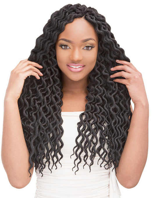 Janet Collection 2 X Mambo Natural Coily Locs 18"