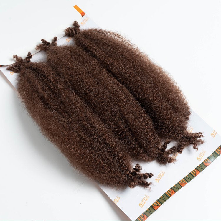 Sleek Noble Gold Synthetic 3X Springy Poppin Twist Braid 16"20" | CC Hair & Beauty UK
