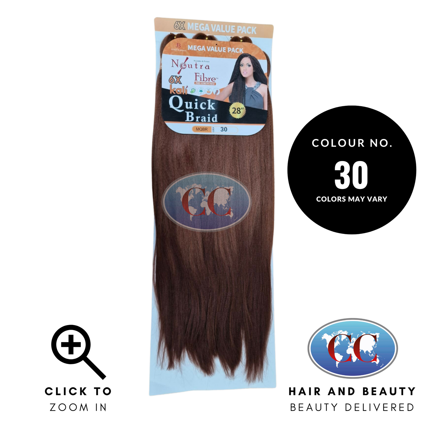 Kali Quick Braid Pre Strected Value Pack - 6 x 28” | CC Hair & Beauty UK