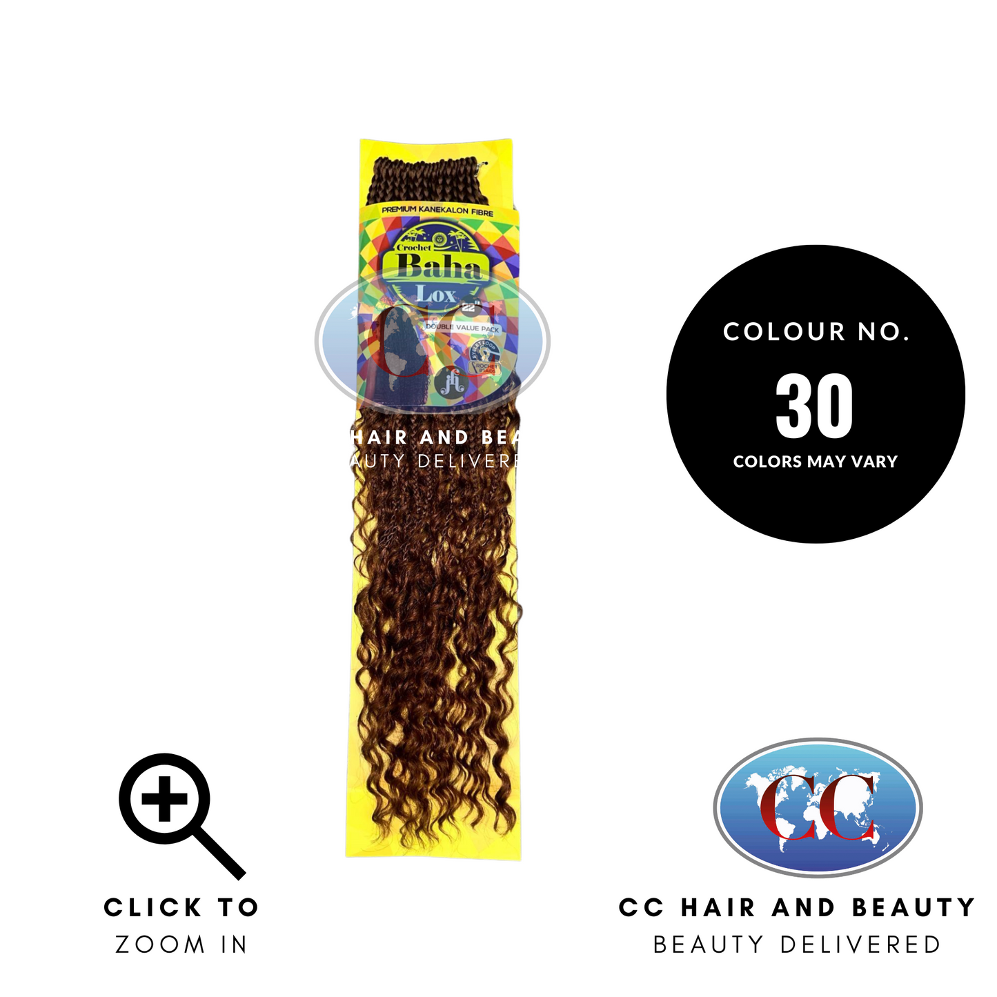 Jazzy Hair Crochet Baha Lox in 22" Double value Pack - view 5