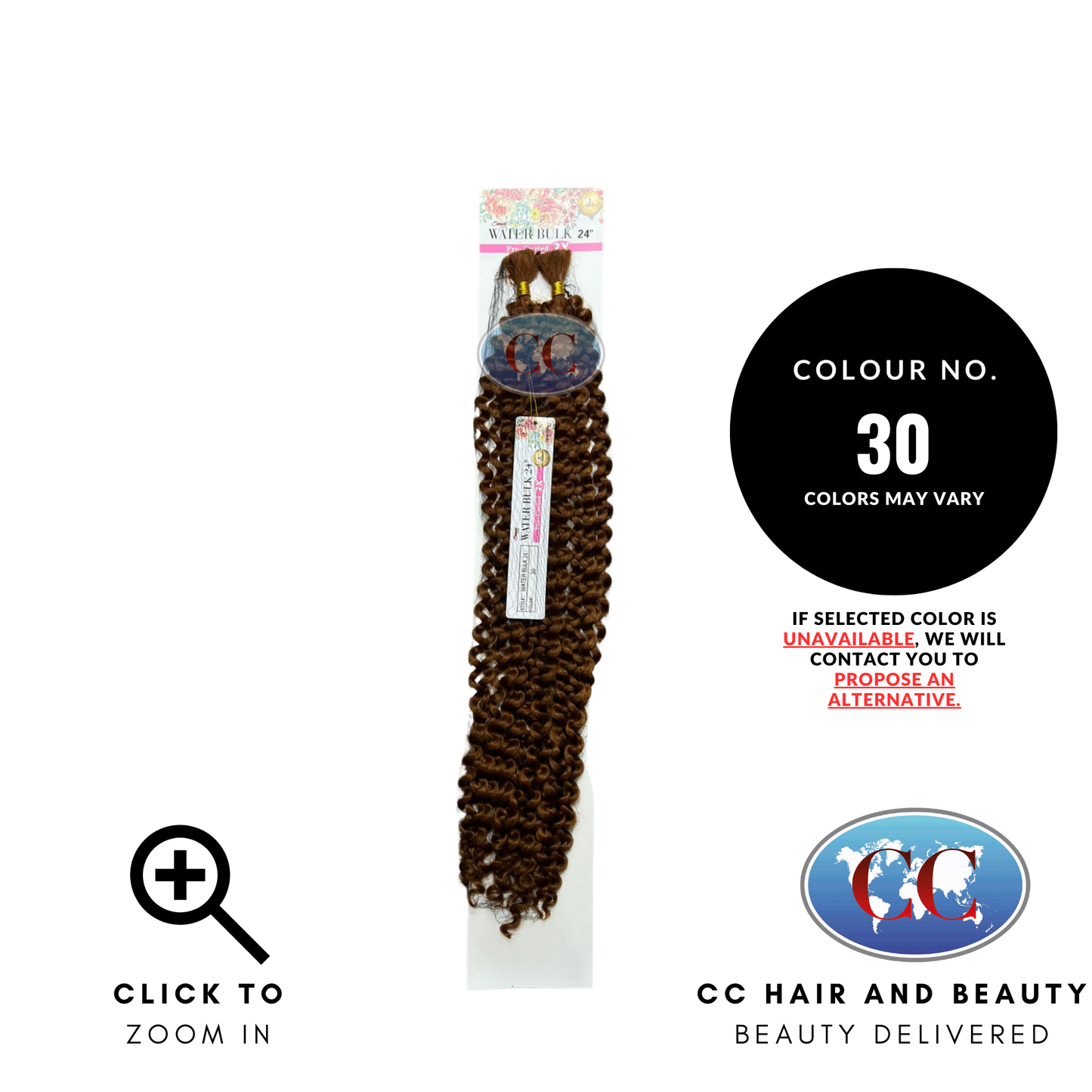 Smart Braid Pre-Curled - Water Bulk 24" | CC Hair & Beauty UK