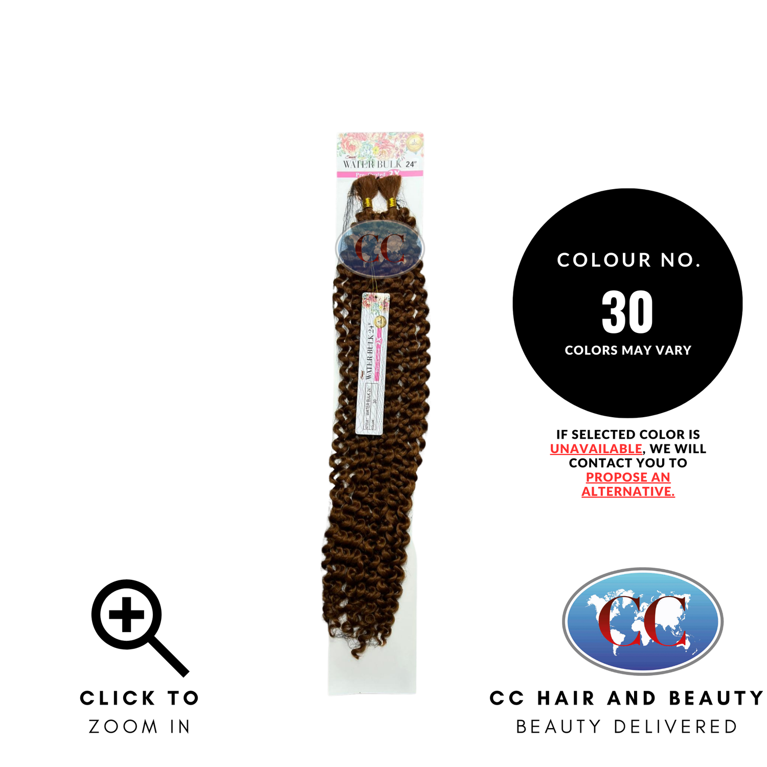 Smart Braid Pre-Curled - Water Bulk 24" | CC Hair & Beauty UK