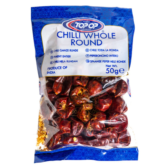Top Op Chillies Whole Round 200g