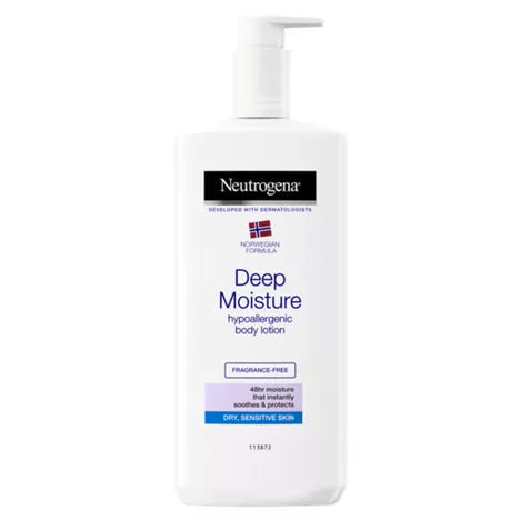 Johnson And Johnson Neutrogena Norwegian Formula Deep Moisture Hypoallergenic Body Lotion 400ml