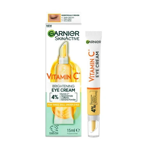 Garnier Skin Active Vitamin C Brightening Eye Cream 15ml | CC Hair & Beauty UK