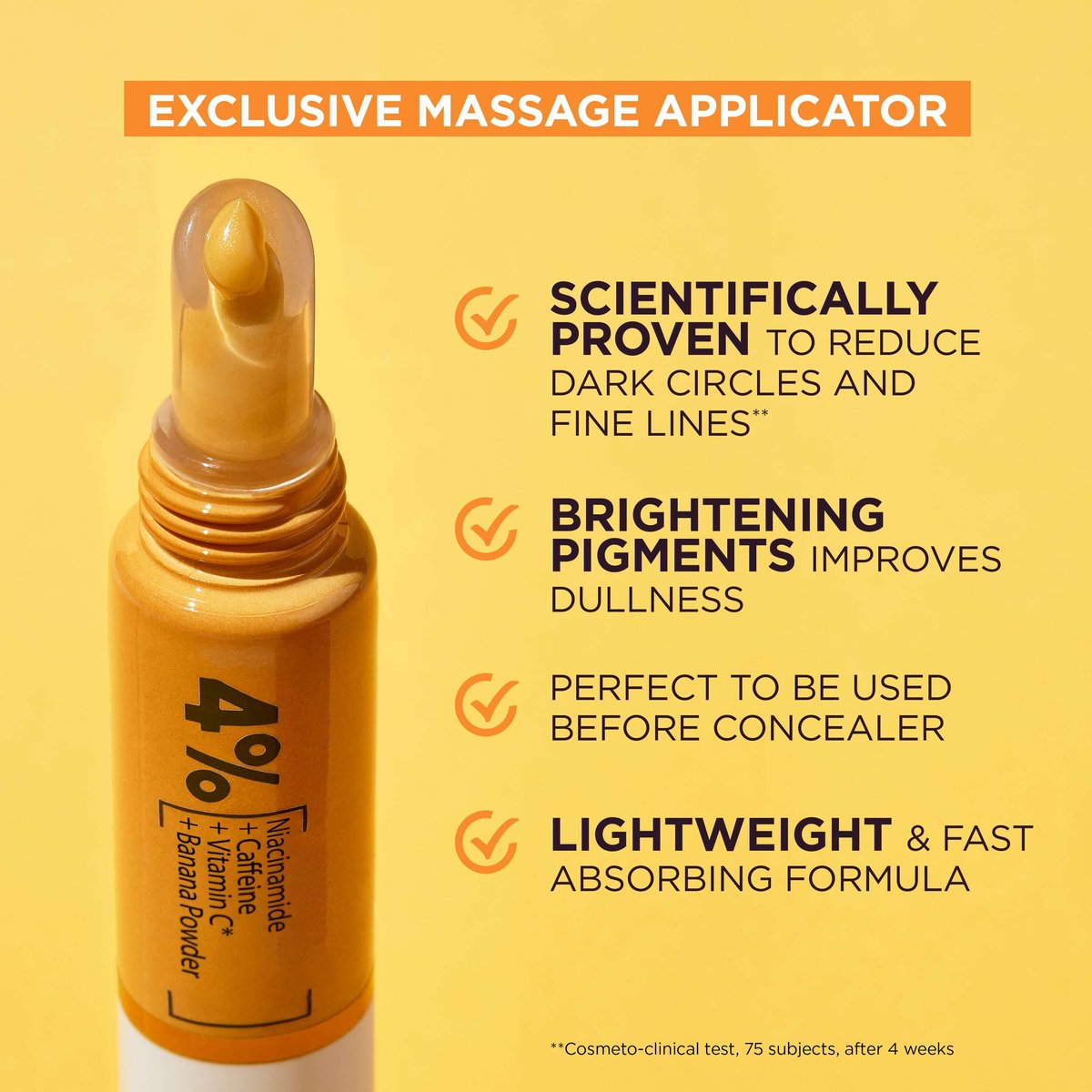 Garnier Skin Active Vitamin C Brightening Eye Cream 15ml | CC Hair & Beauty UK