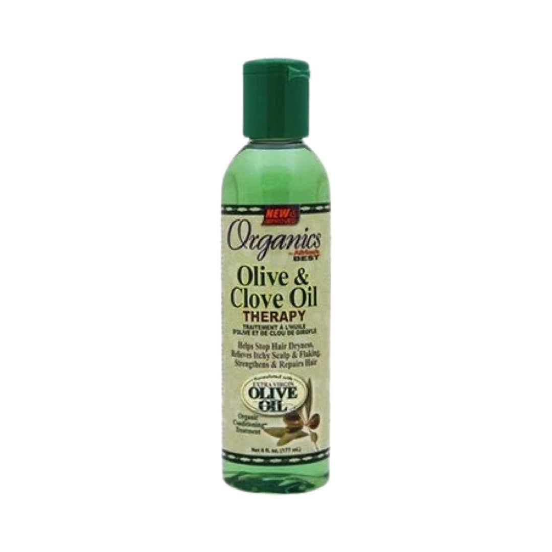 Africas Best Organics Olive & Clove Oil Therapy - 6oz / 17ml | Shop at CC Hair & Beauty UK