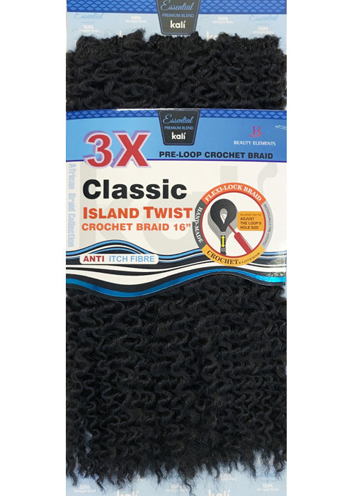 Kali 3X Classic Island Twist Crochet Braid 16" | CC Hair & Beauty UK