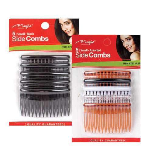Magic Collection 5 Small Side Combs - Assorted | Shop at CC Hair & Beauty UK