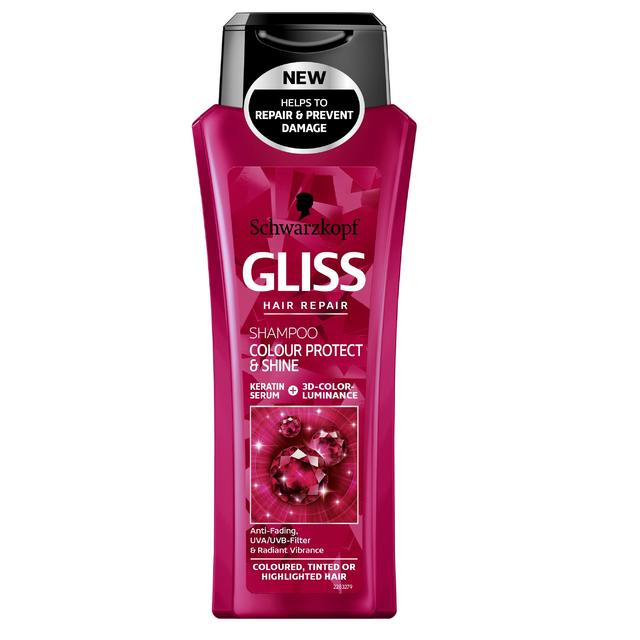 Schwarzkopf Gliss Hair Repair Colour Protect & Shine Shampoo - 250Ml | Shop at CC Hair & Beauty UK
