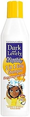 Dark And Lovely Beautiful Beginnings 2 In 1 Easy Shampoo 250ml