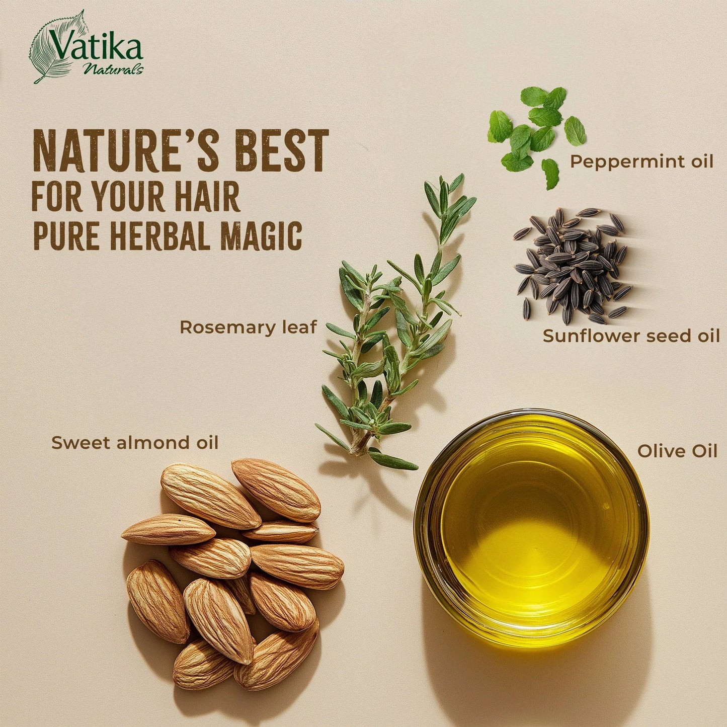 Vatika Natural Rosemary Hair Oil- 100 ML | CC Hair & Beauty UK