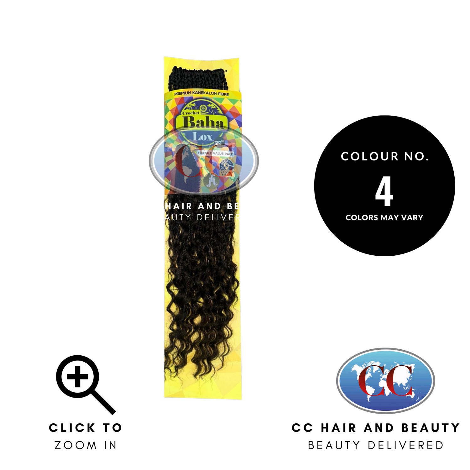 Jazzy Hair Crochet Baha Lox in 22" Double value Pack - view 4