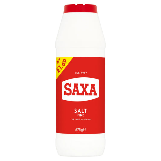 Saxa Table Salt Fine 675g