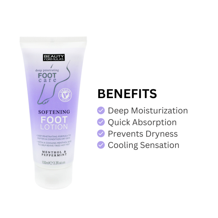 Beauty Formula Beauty Formulas Softening Foot Lotion 100ml | CC Hair & Beauty Leeds