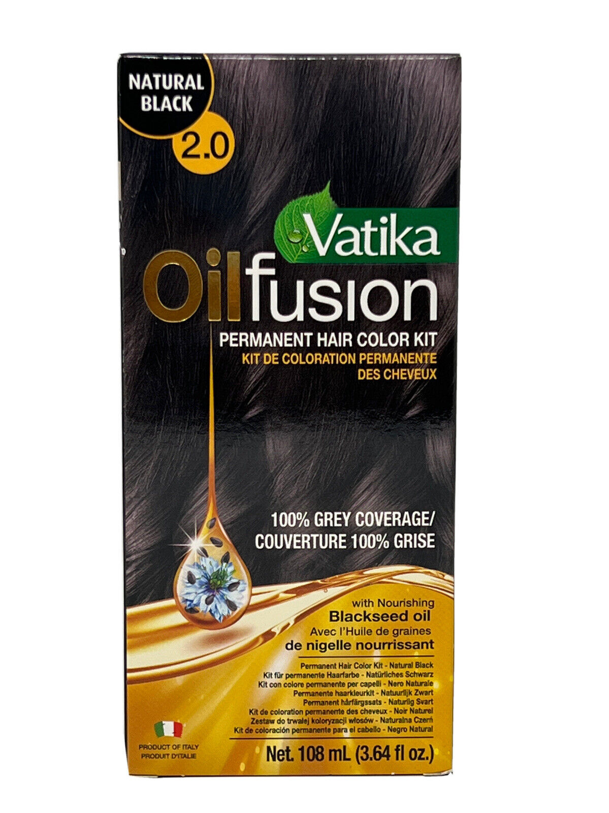 Vatika Oil Fusion Permanent Hair Colour - view 3