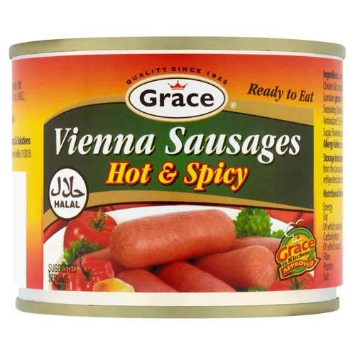 Grace Venna Sausage Hot & Spicey 200g