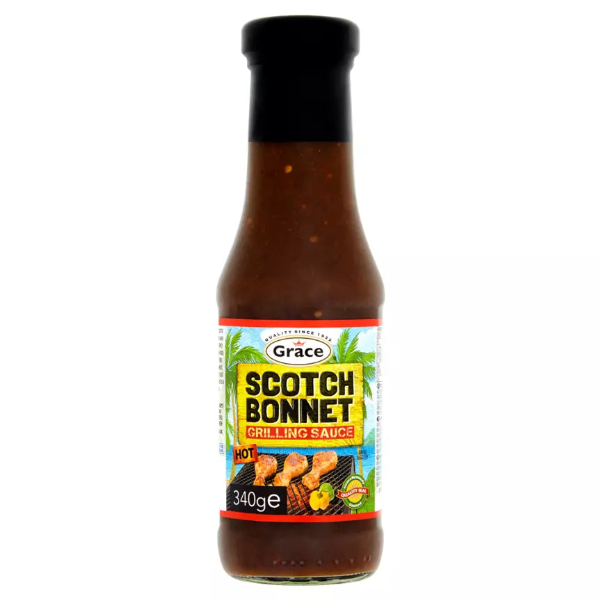 Grace Scotch Bonnet Grilling Sauce Hot 340g