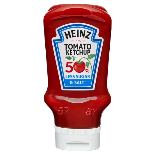 Heinz Tomato Ketchup 50% less sugar & salt 435g