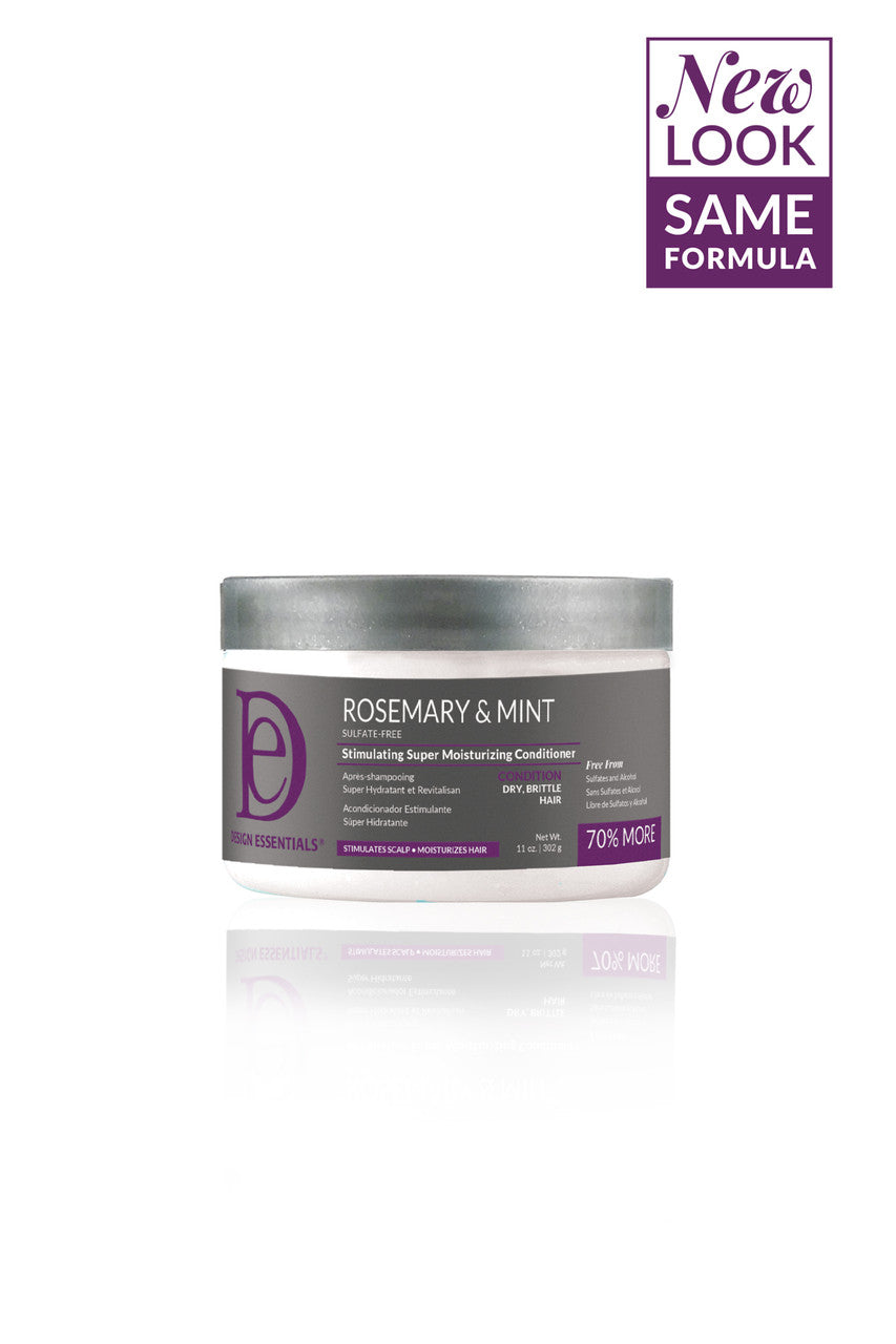Design Essential Rosemary & Mint Stimulating Super Moisturizing Conditioner 11oz - product detail | CC Hair & Beauty