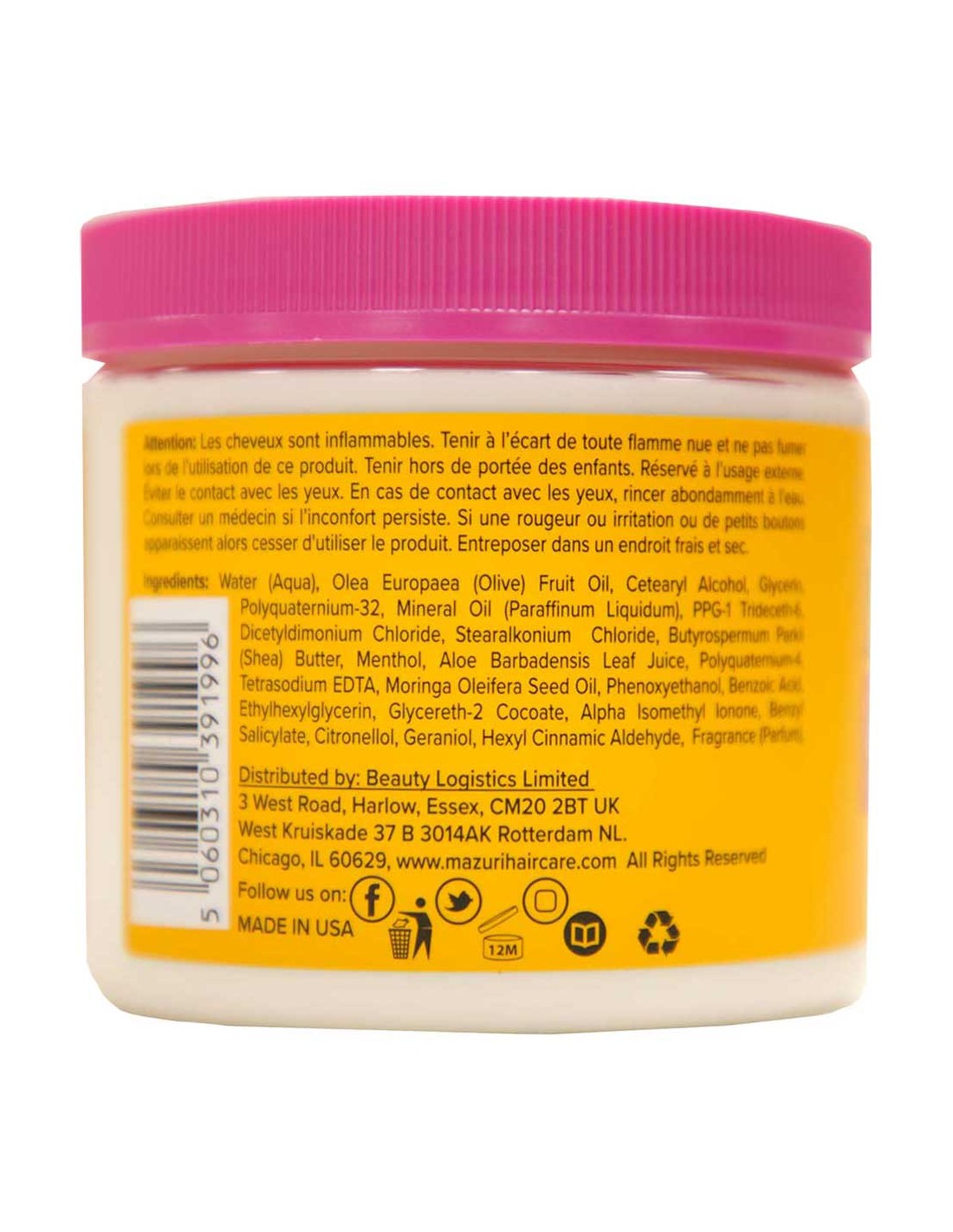 Mazuri Leave-In Collection No-Rinse Conditioning Cream - 16oz - view 2
