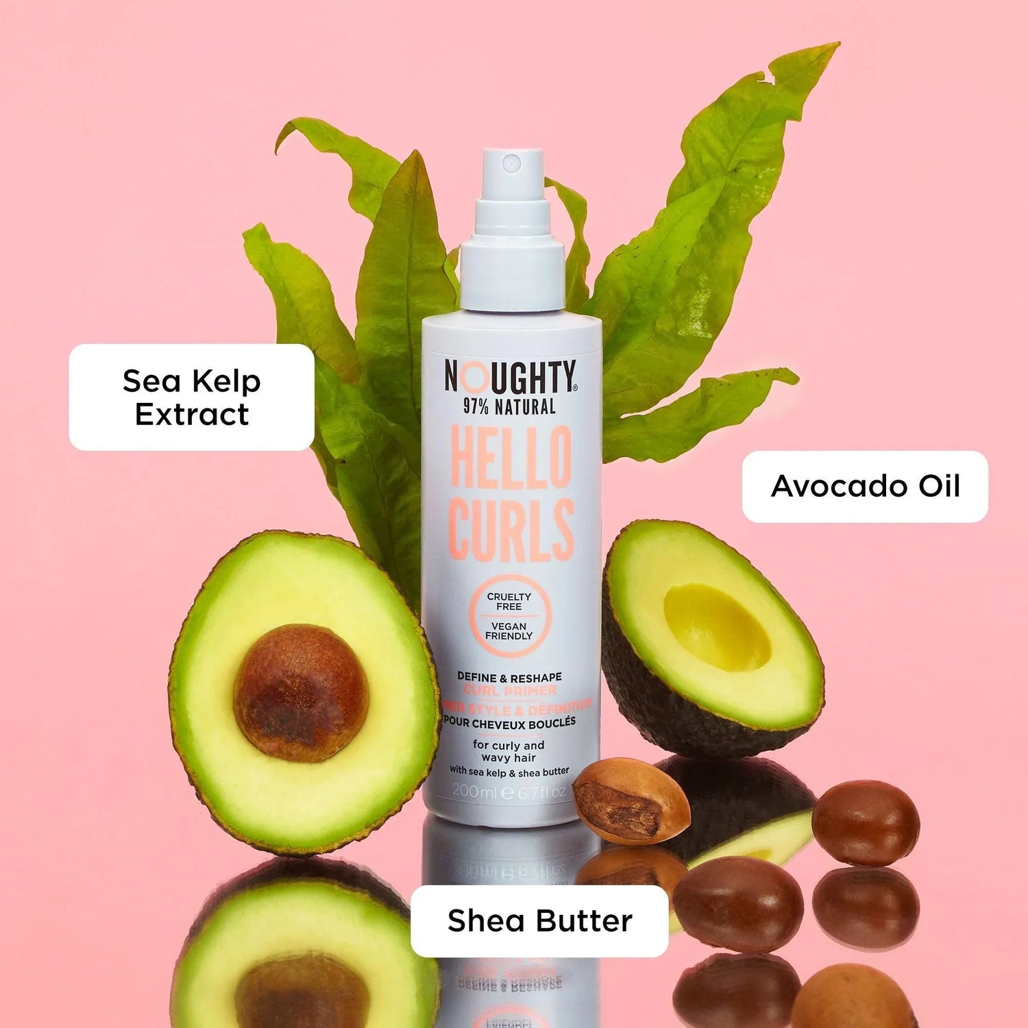 Noughty Noughty Hello Curls Primer - 200ml | CC Hair & Beauty Leeds