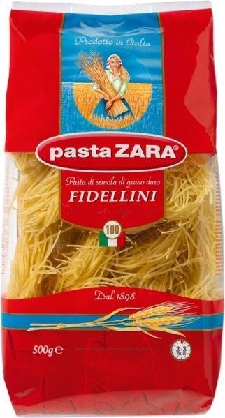 Pasta Zara 100 Fidellini 500g