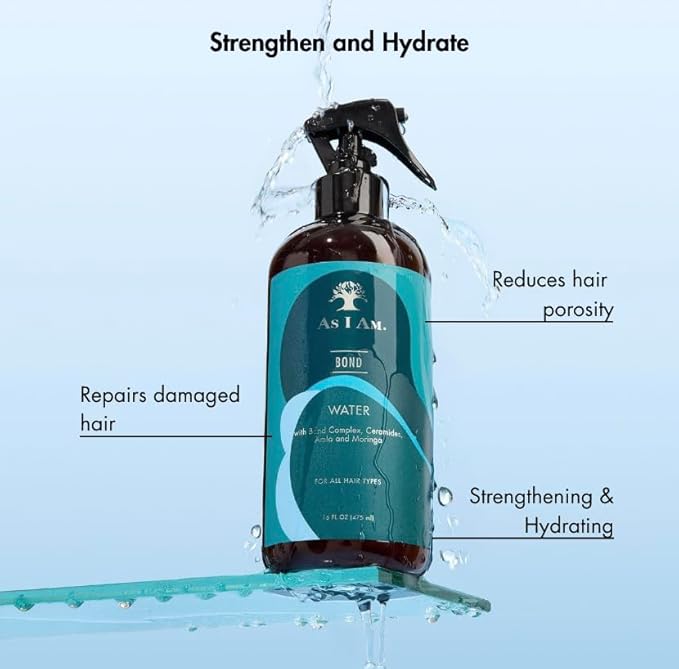 As I Am Bond Water With Moringa, Amla, & Ceramides 16oz - view 4