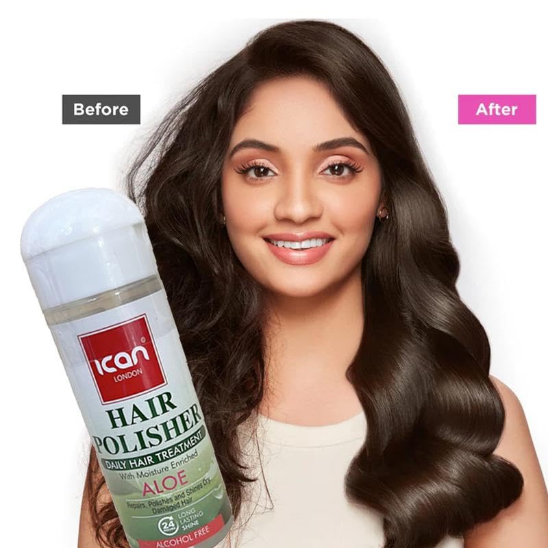 Ican - London Ican London Hair Polisher Treatment Aloe Serum Alcohol Free 207ml | CC Hair & Beauty Leeds