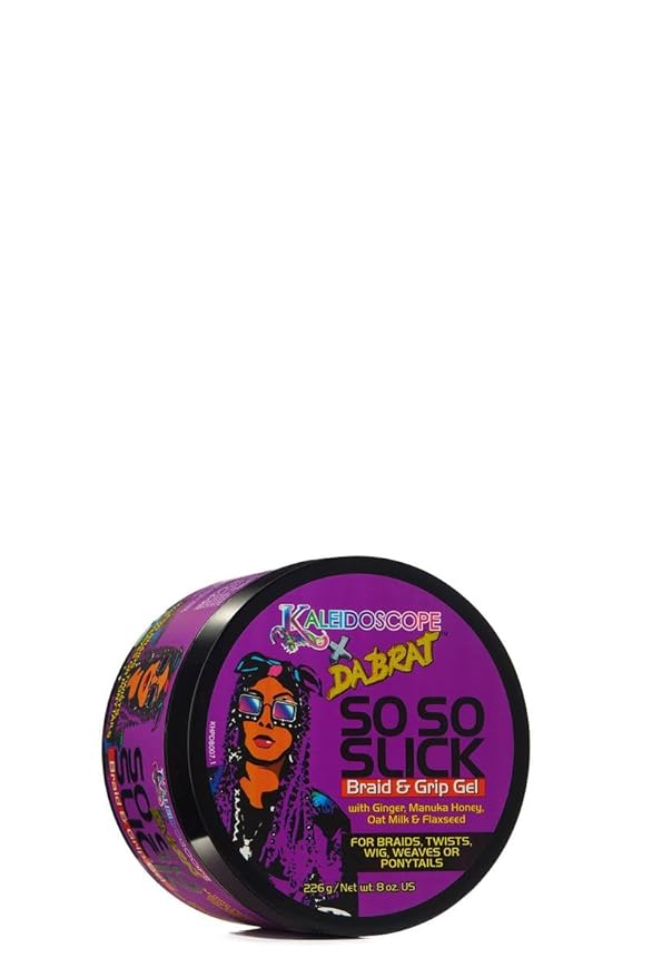 Kaleidoscope X Da Brat So So Slick Braid and Grip Gel 8 oz - available online | CC Hair & Beauty UK