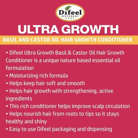 Difeel Ultra Growth Basil & Castor Oil Pro Growth Conditioner - 33.8oz - view 2