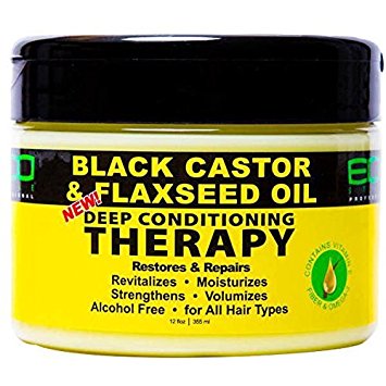 Eco Black Castor & Flaxseed Oil Deep Conditioning Therapy  12 Oz | Shop at CC Hair & Beauty UK