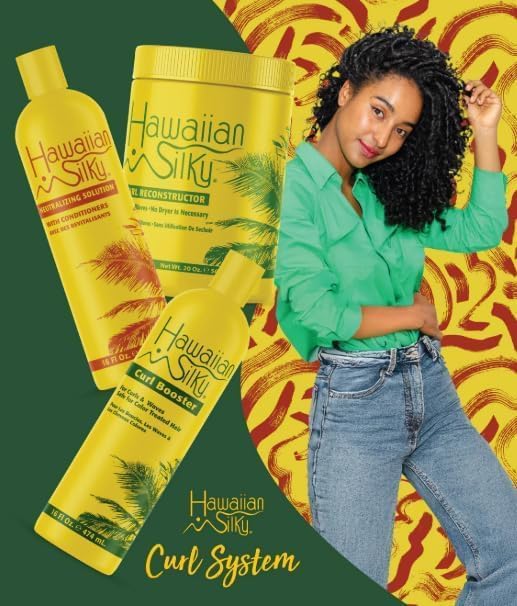 Hawaiian Silky Curl Booster For Curls & Waves 16oz - view 3