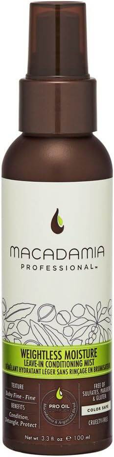 Macadamia Weightless Moisture Leave-In Conditioning Mist 100ml | Shop at CC Hair & Beauty UK