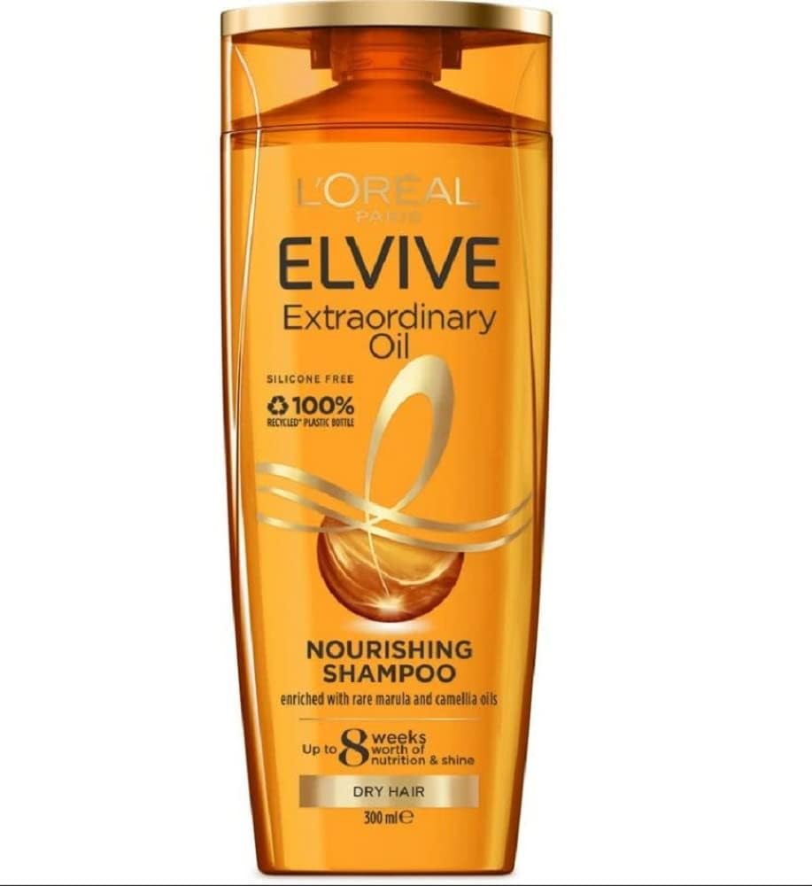 L'Oréal Elvive Extraordinary Oil Shampoo for Dry Hair 400ml - available online | CC Hair & Beauty UK