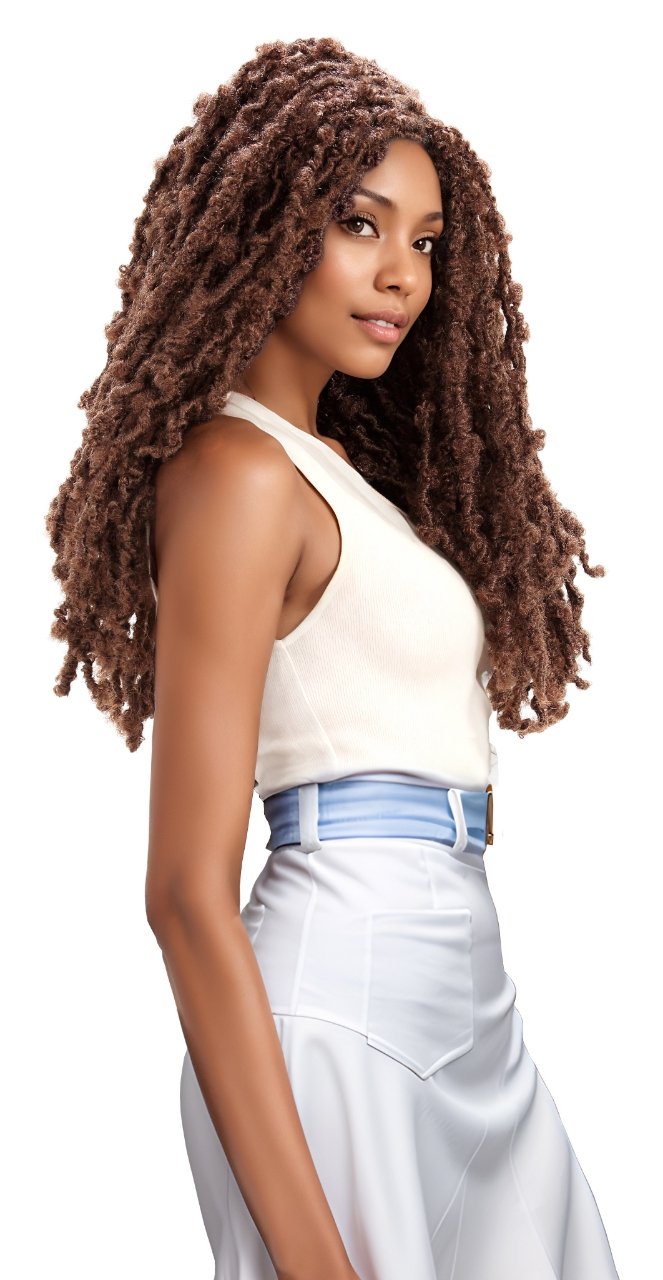 Sleek Noble Gold Synthetic 3X Springy Poppin Twist Braid 16"20" | CC Hair & Beauty UK
