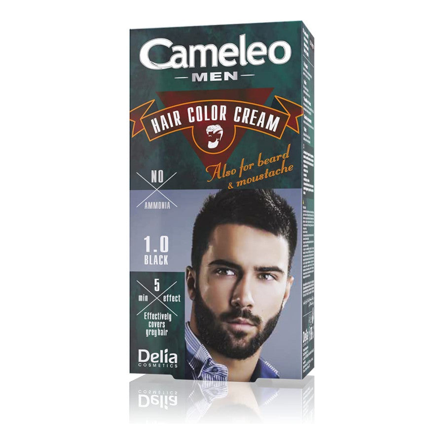 Cameleo Men Permanent Hair Color Cream, Ammonia Free, Effectively Covers Grey Hair - view 5