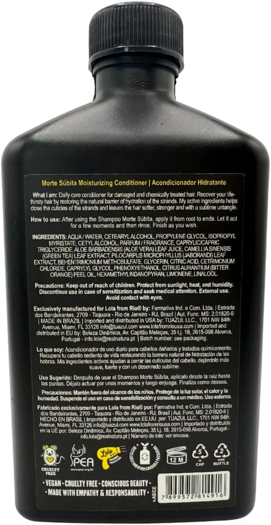 Lola From Rio Morte Subita Moisturizing Conditioner 250g | CC Hair & Beauty UK