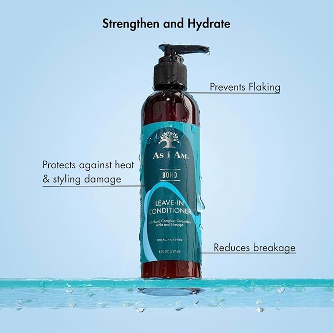 As I Am Bond Leave-In Conditioner With Moringa, Amla, & Ceramides 8oz - view 4