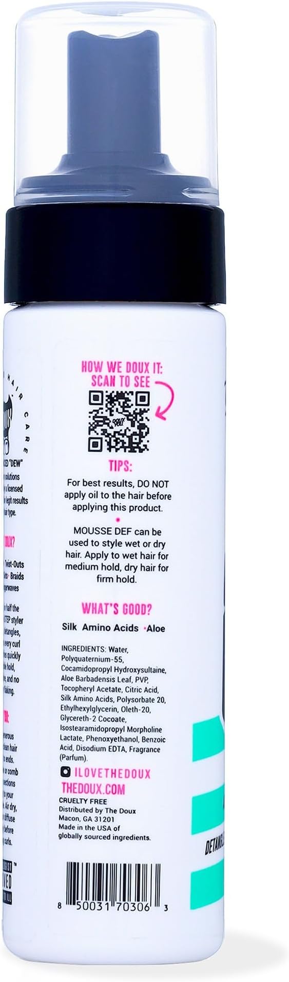 The Doux Mousse Def Texture Foam 207ml | CC Hair & Beauty UK