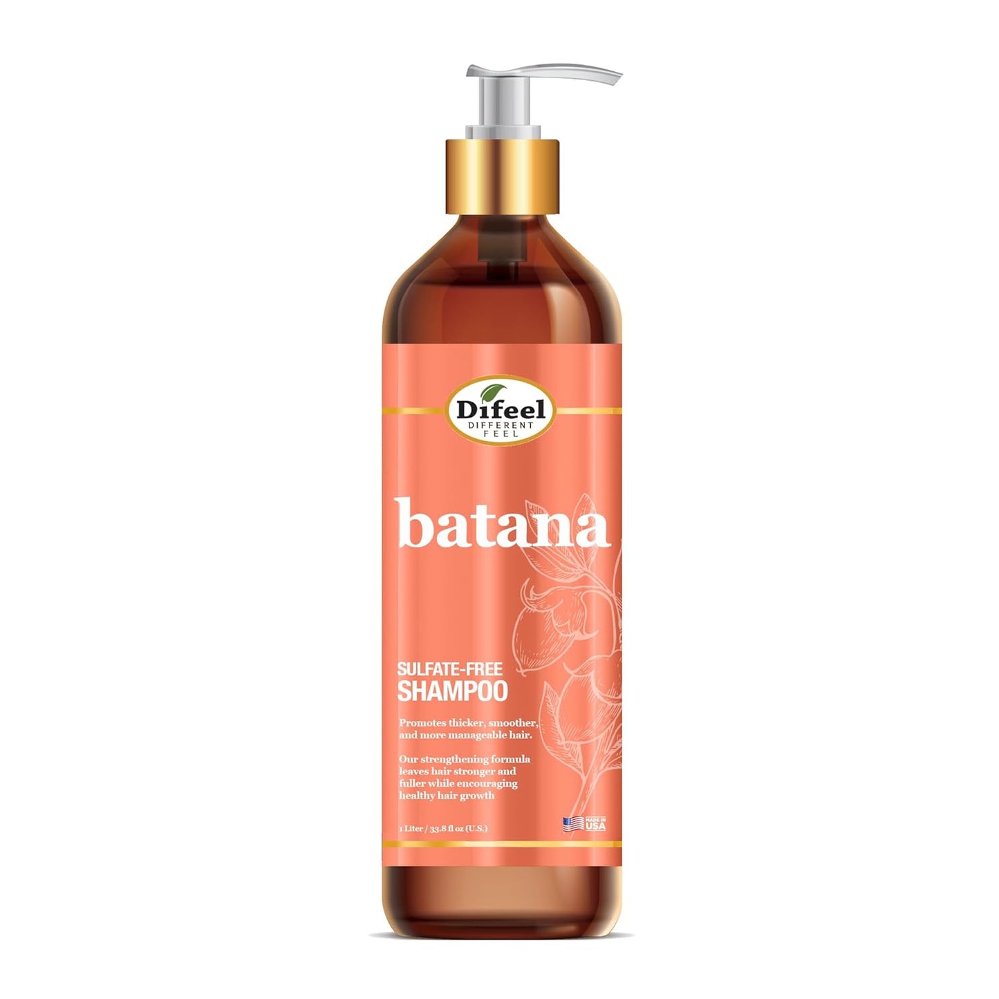 Difeel Batana Strengthening Sulfate Free Shampoo | CC Hair & Beauty UK