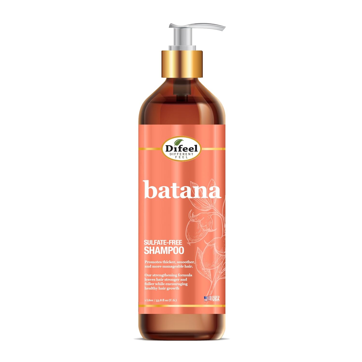 Difeel Batana Strengthening Sulfate Free Shampoo | CC Hair & Beauty UK