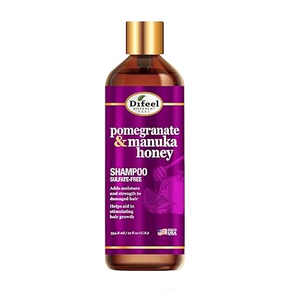 Difeel Pomegranate & Manuka Honey Sulfate-Free Shampoo 12 oz. - available online | CC Hair & Beauty UK