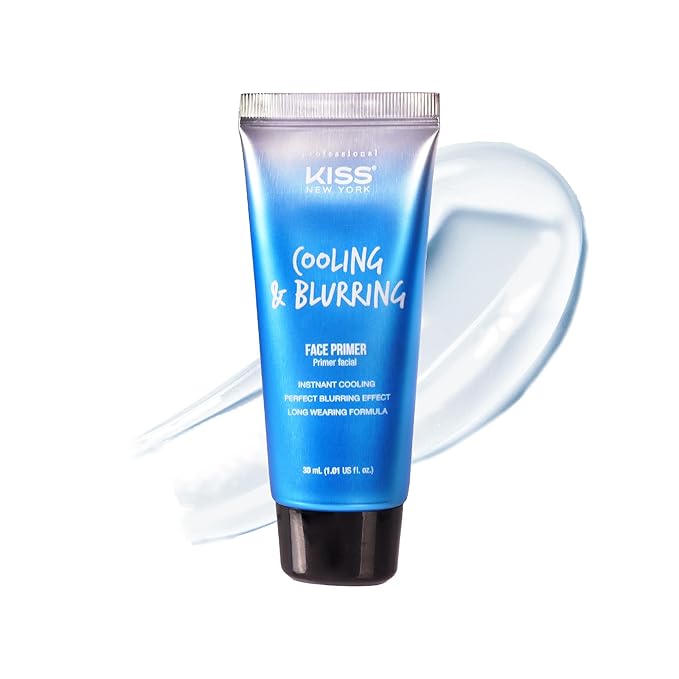 KISS NEW YORK Professional Face Primer Cooling ,Blurring & Hydrating Grip 30ml | CC Hair & Beauty UK