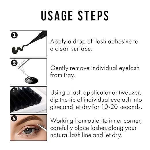 Absolute New York Individual Eyelash Adhesive - Black & Clear | CC Hair & Beauty UK